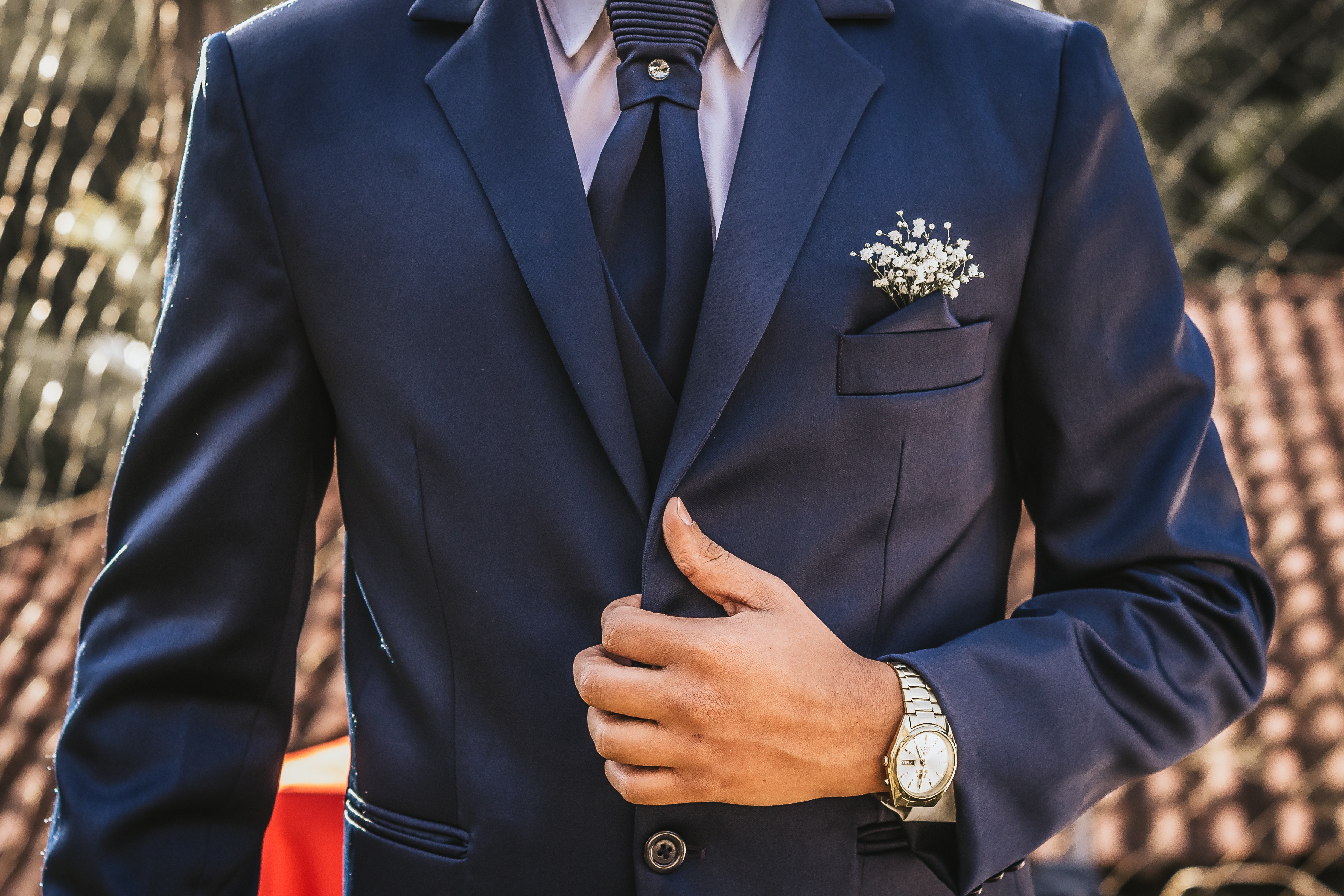 Men's suit attire