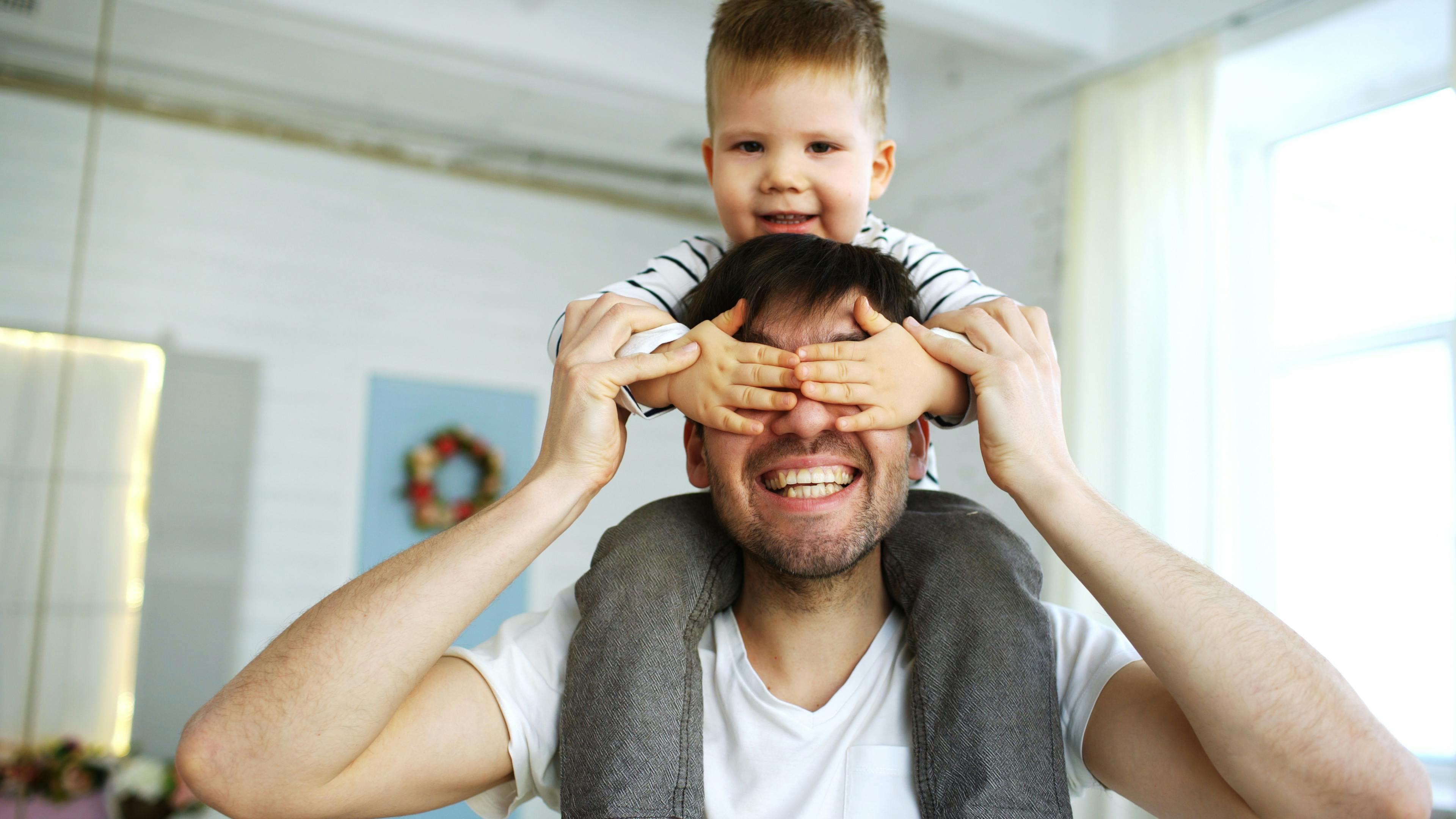Photo of a father and child for Fathers day