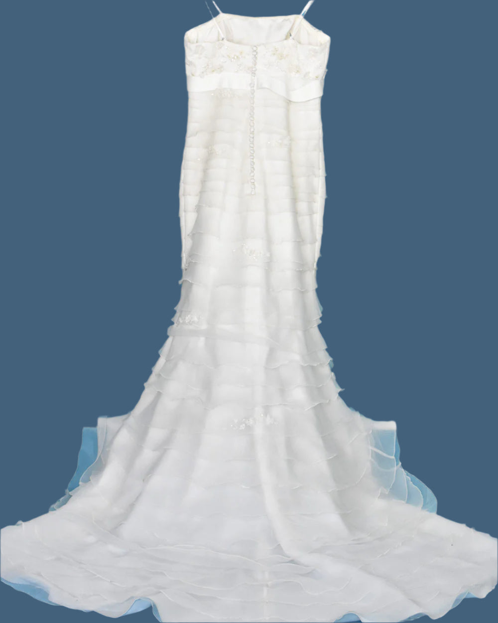 Mori Lee Ivory Fishtail Wedding Dress Size 12