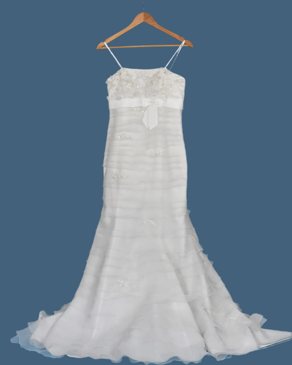 Mori Lee Ivory Fishtail Wedding Dress Size 12