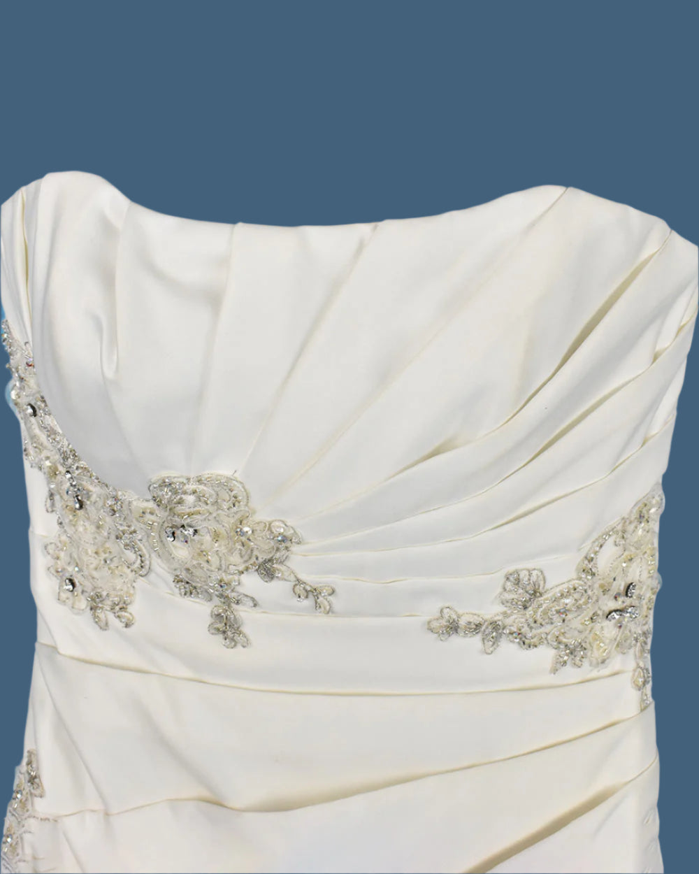 Phil Collins Ivory Strapless Wedding Dress Size 10