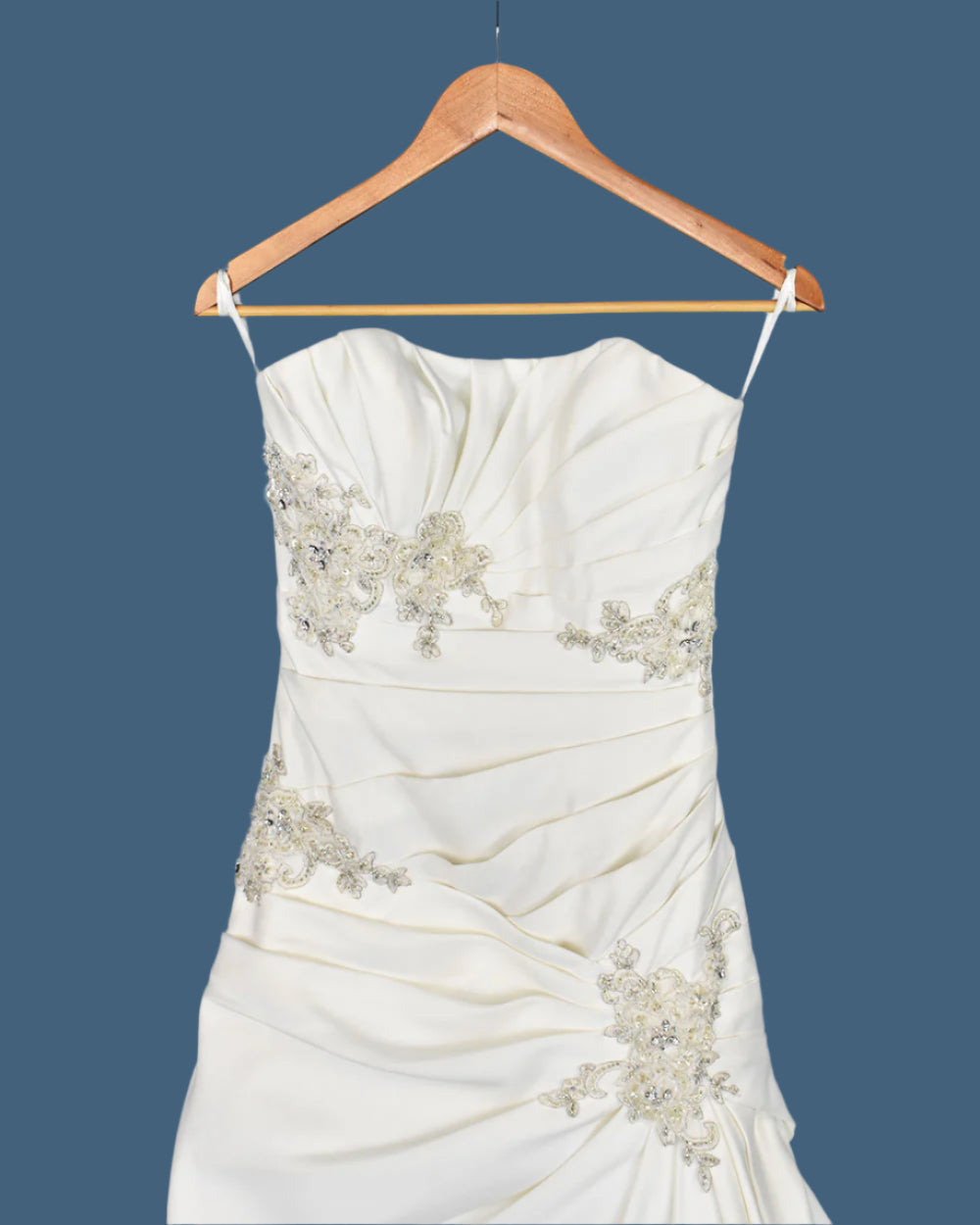 Phil Collins Ivory Strapless Wedding Dress Size 10