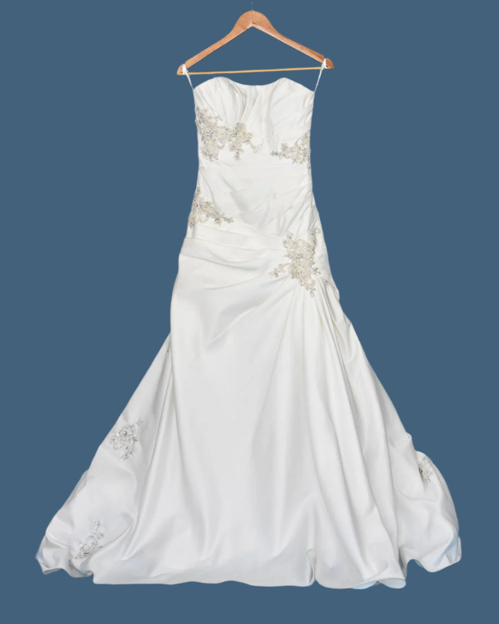 Phil Collins Ivory Strapless Wedding Dress Size 10