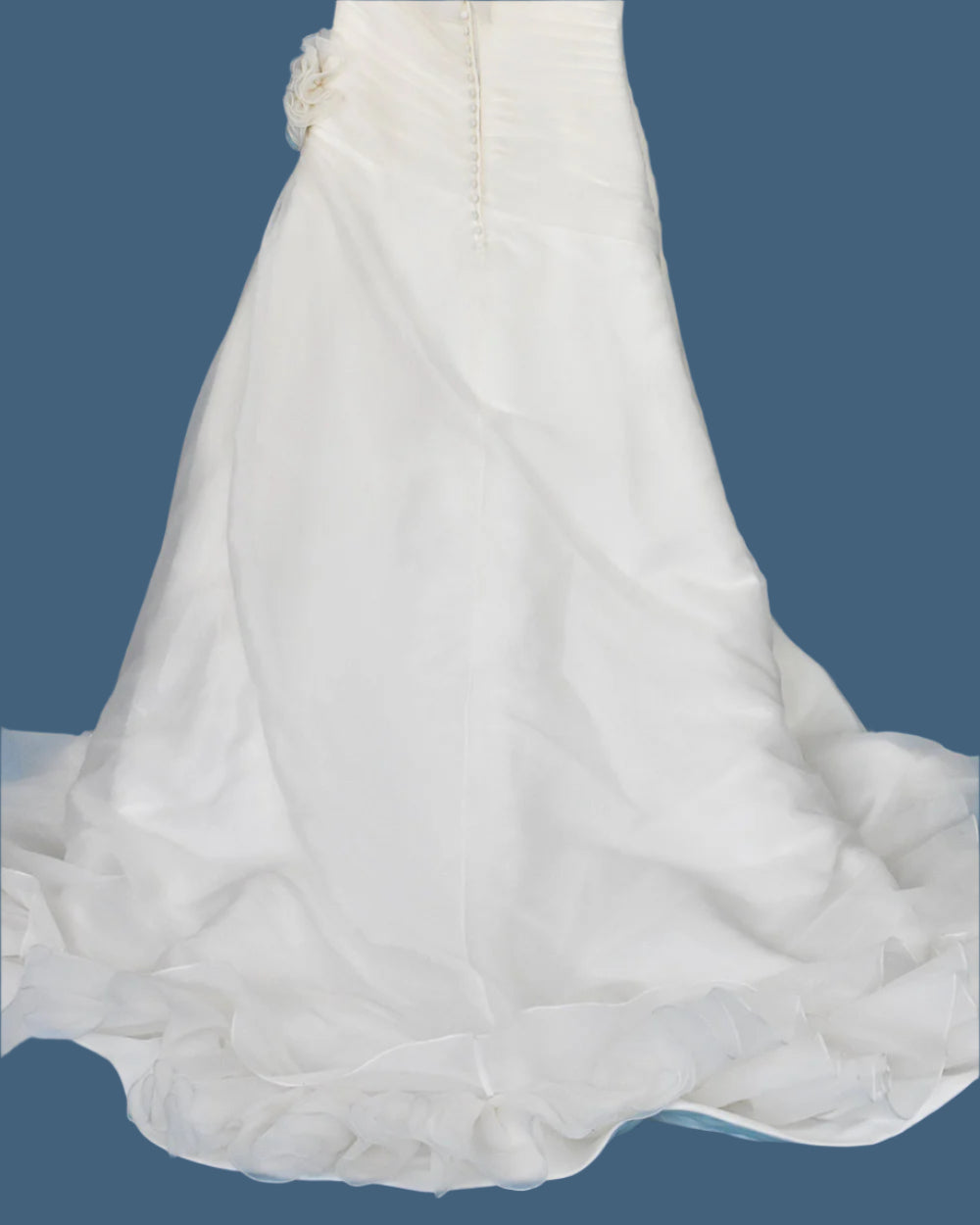 Madeline Gardener Ivory One Shoulder Wedding Dress Size 16