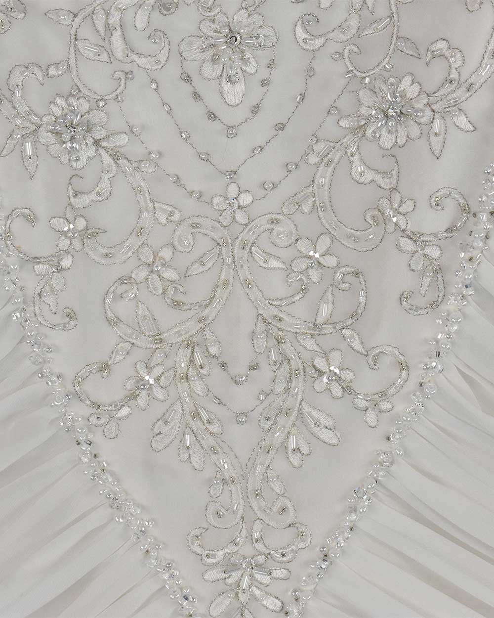 Amanda Wyatt Ivory Beaded Strap Wedding Dress Size 14