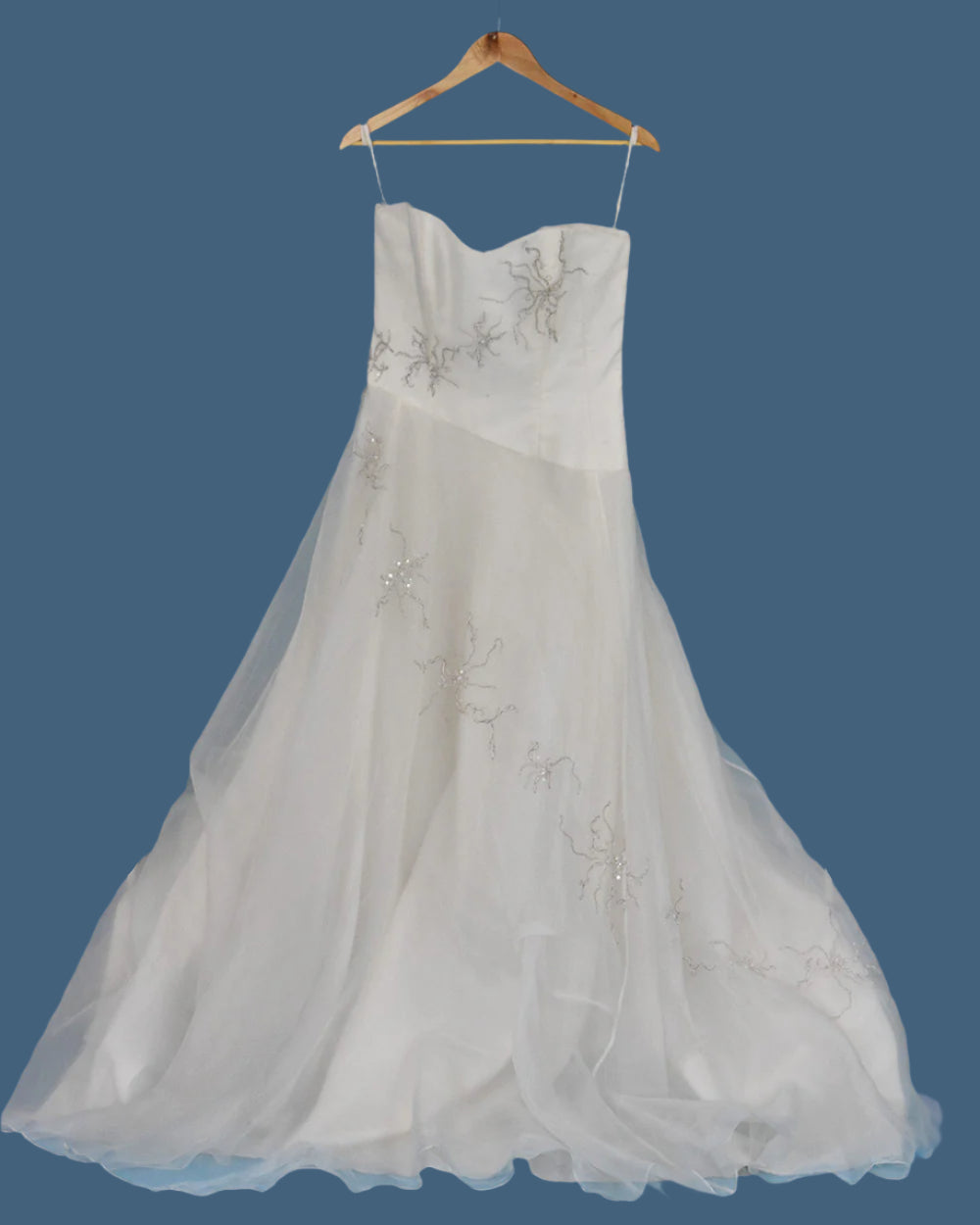 Tiffany Bridal Ivory A Line Wedding Dress Size 14