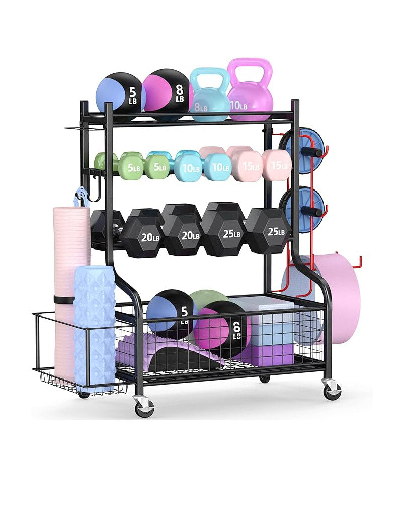 Mythinglogic Dumbbell Rack Stand Powder-Coated Steel