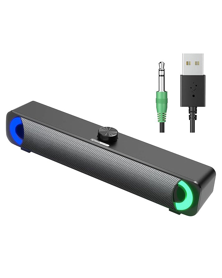 Hpylife H Computer Speaker for Desktop, Laptop, MP4, Plug and Play