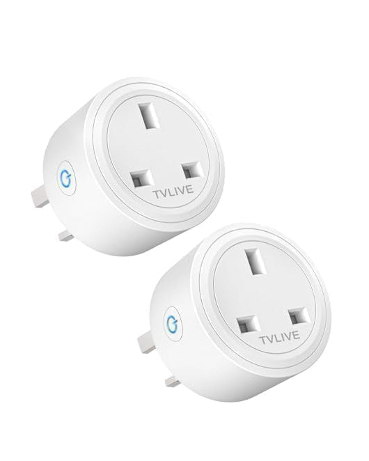 TVLIVE 2 Pack 13A Smart Plugs Wireless Smart Socket