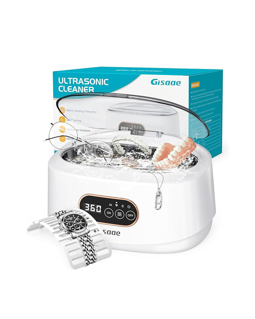 Gisaae Ultrasonic Cleaner 660ML Clean Pod for Jewellery