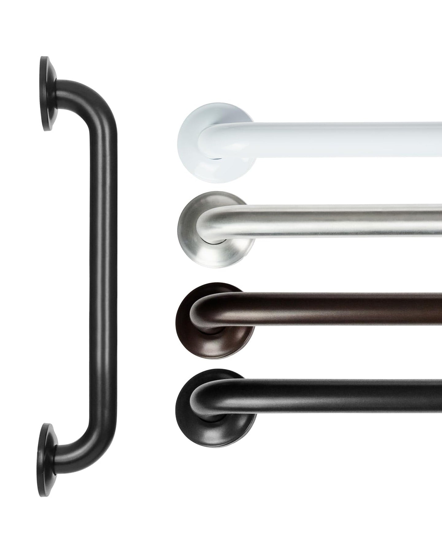 Vive Grab Bar for Bathtubs and Showers 16" Black