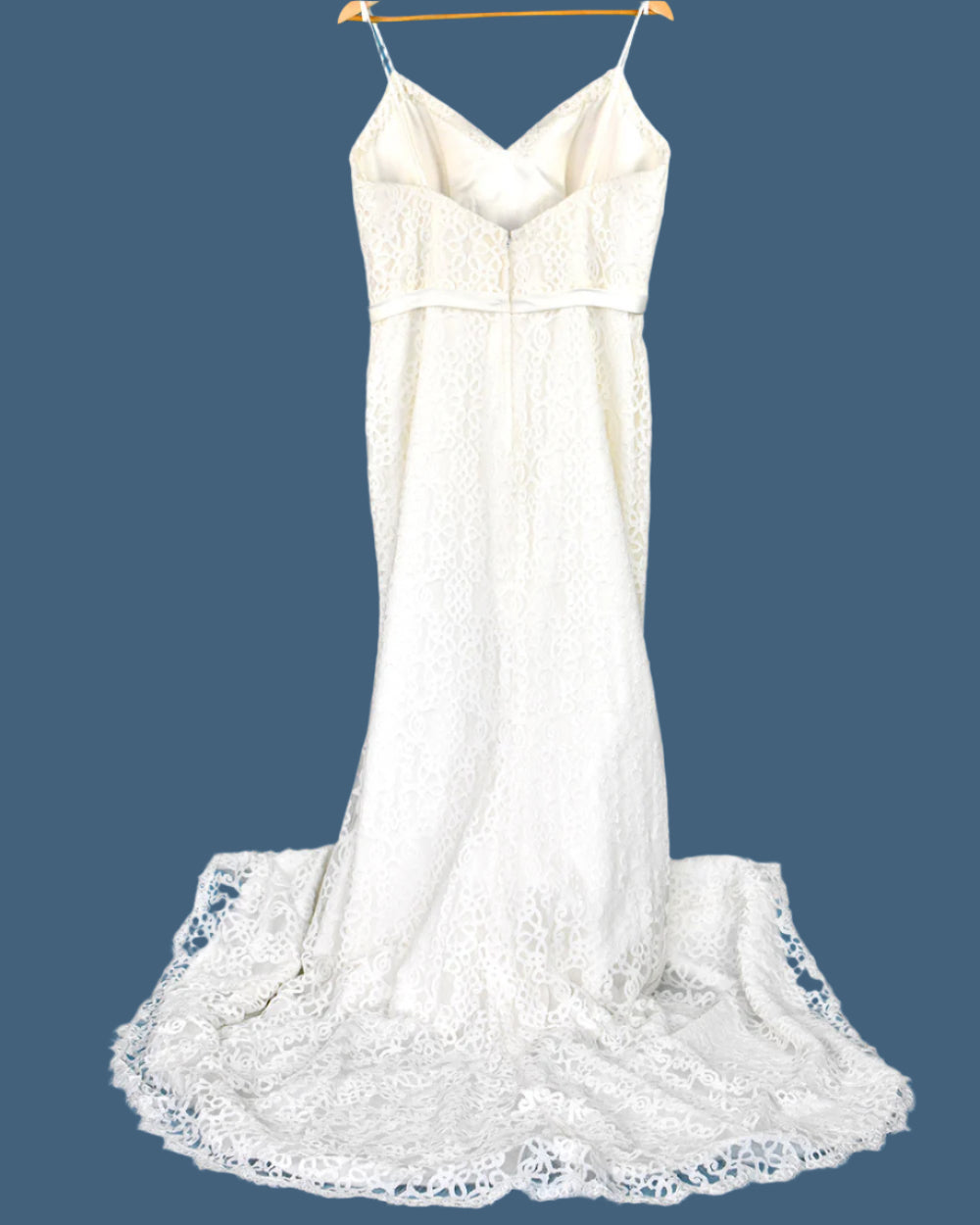 Phil Collins Ivory Mermaid Wedding Dress Size 16