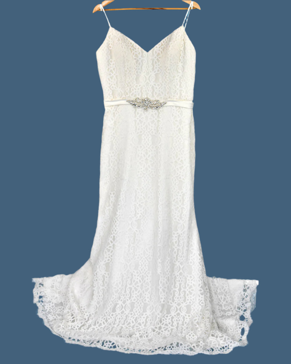 Phil Collins Ivory Mermaid Wedding Dress Size 16