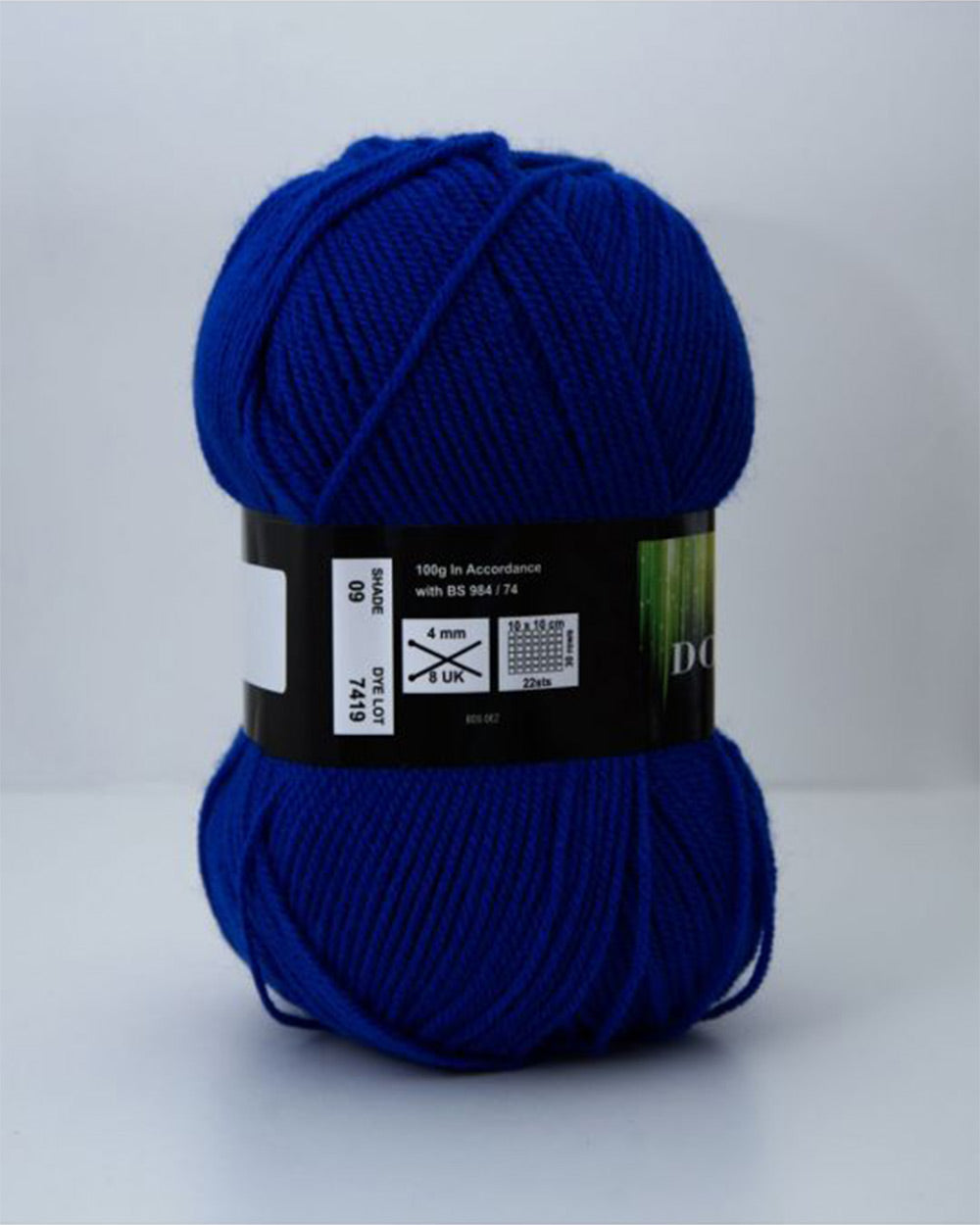 Single Ball Double Knit Wool Royal Blue