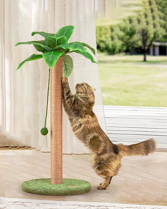 Indoor Cats Palm Tree Cat Scratching Post 84cm