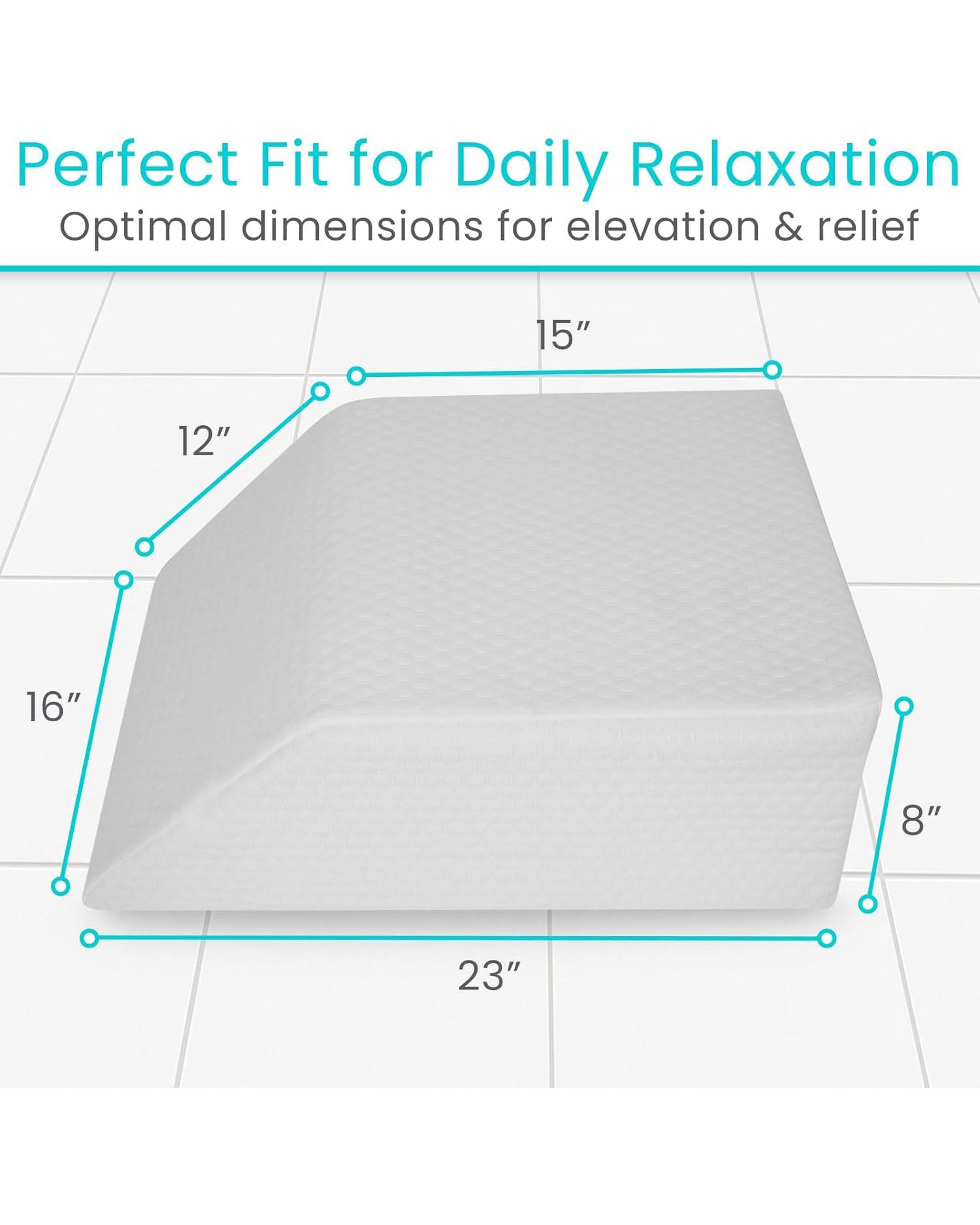 Leg Elevation Pillow Support Cushion White