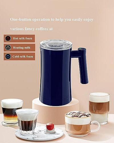 Electric Milk Frother Steamer for Hot or Cold Frothing