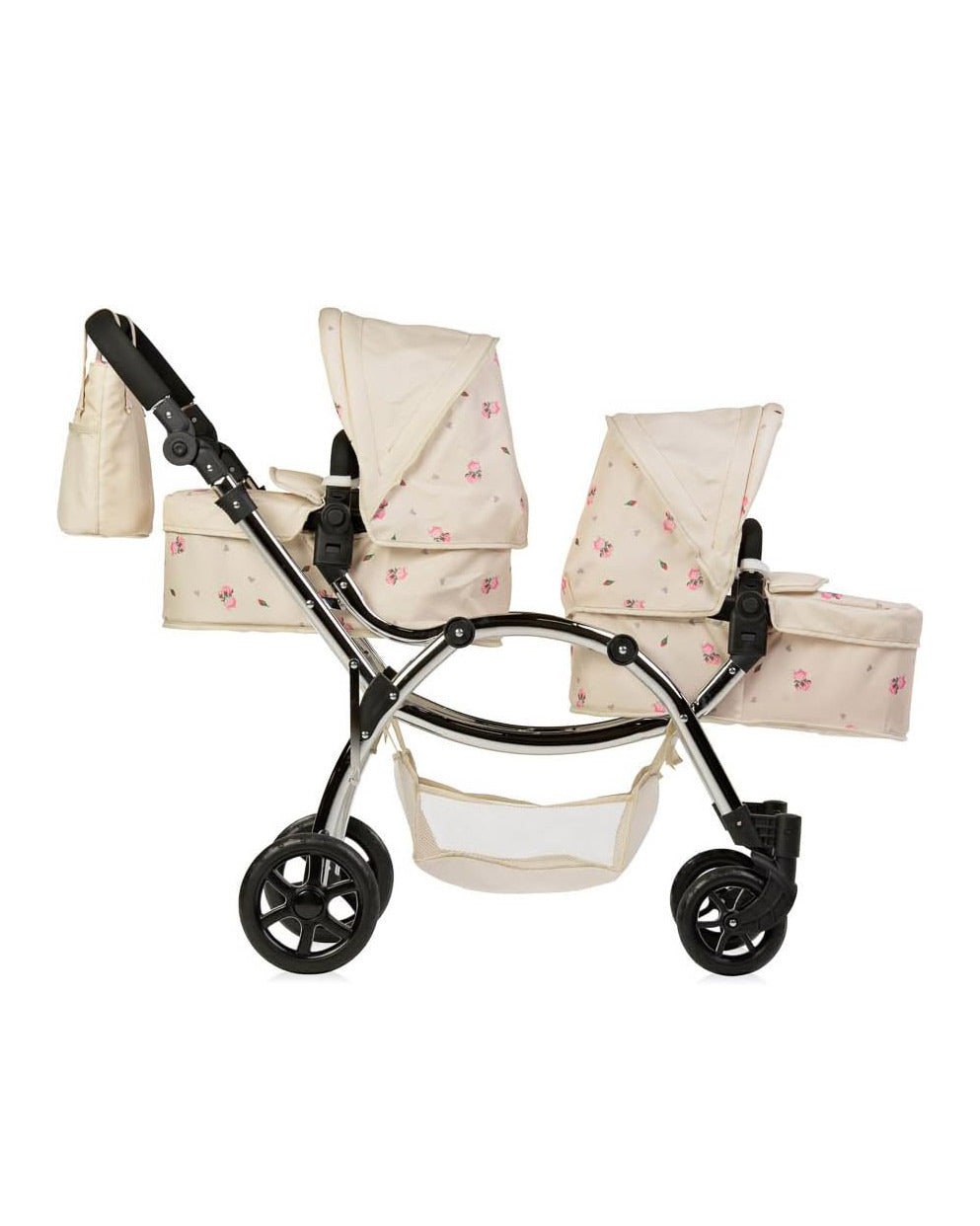 Roma Darcie Twin Cream Dolls Pram Ages 3+ Cream