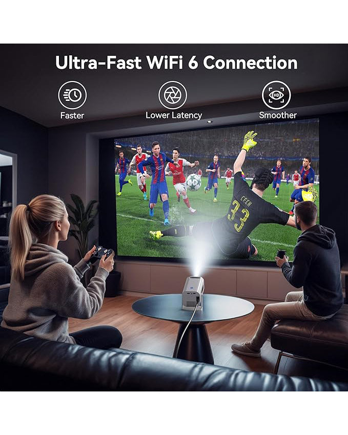 Polocsh Mini Portable Outdoor Projector iOS Android HDMI