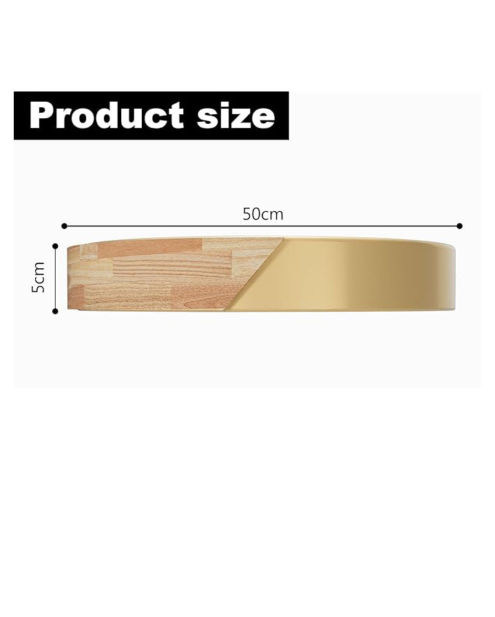 LED Ceiling Light Panel 50W 5000LM Gold 50cm
