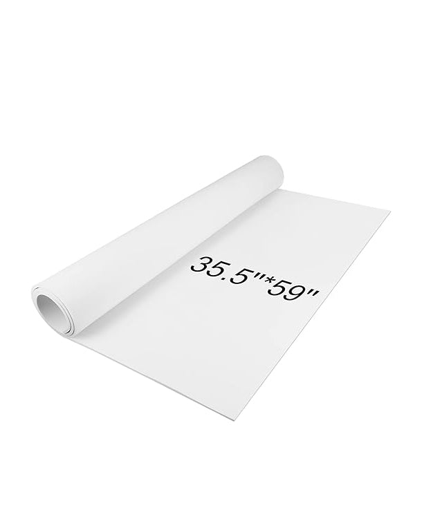 2-Pack White EVA Craft Foam Sheets 4mm Thick 35.5''x59''