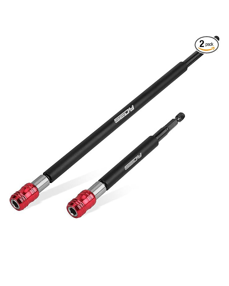 Extra Long Magnetic Screwdriver Bit Holders 2-Piece 6"12"