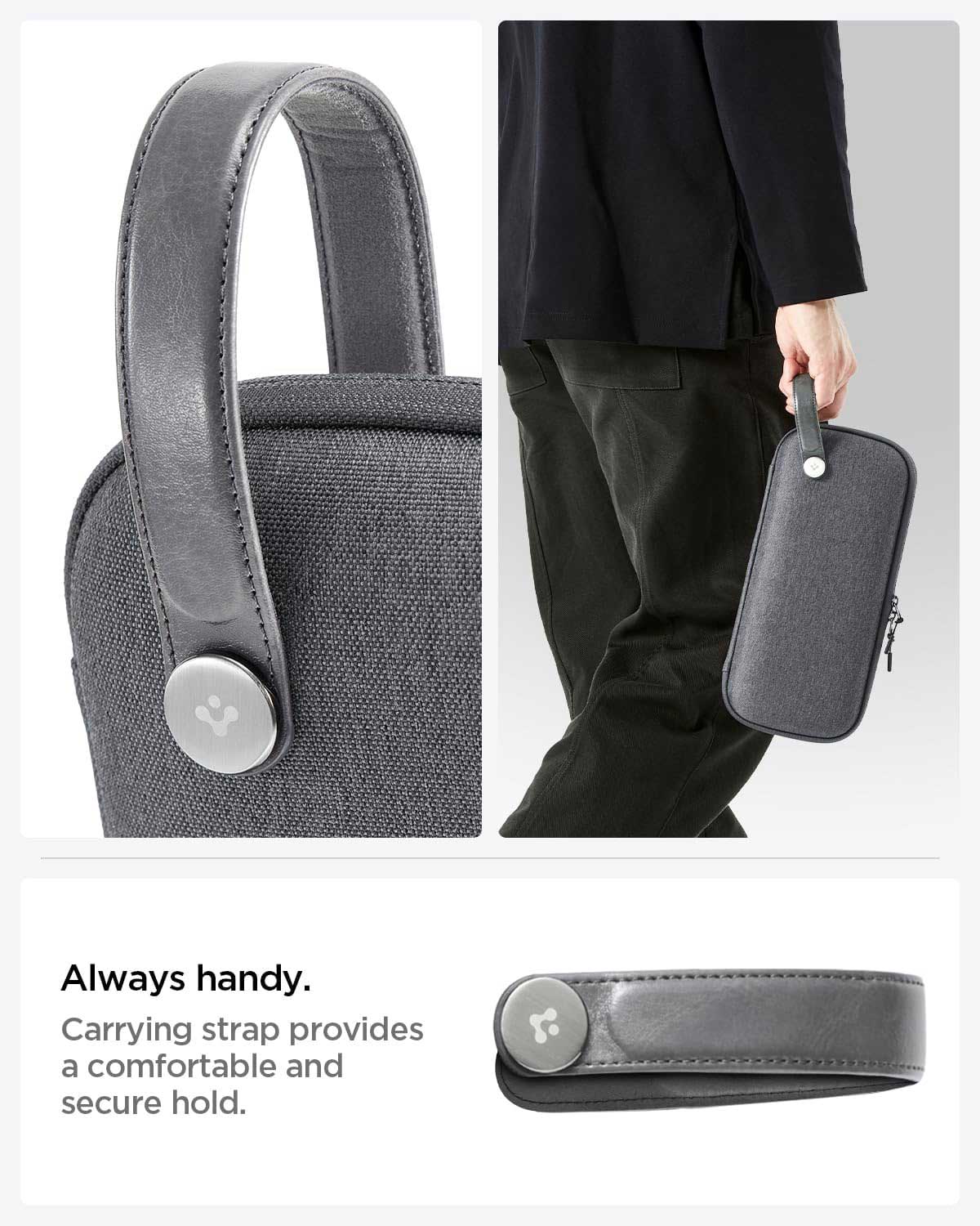 Klasden Compact Carrying Pouch for Nintendo Switch 2 Grey