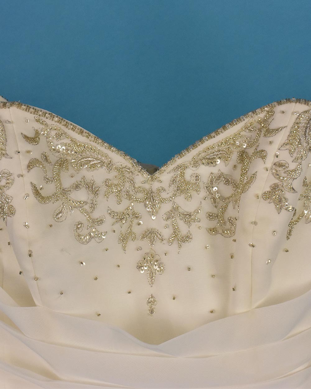 Euro Bride Ivory Fitted Wedding Dress Size 10