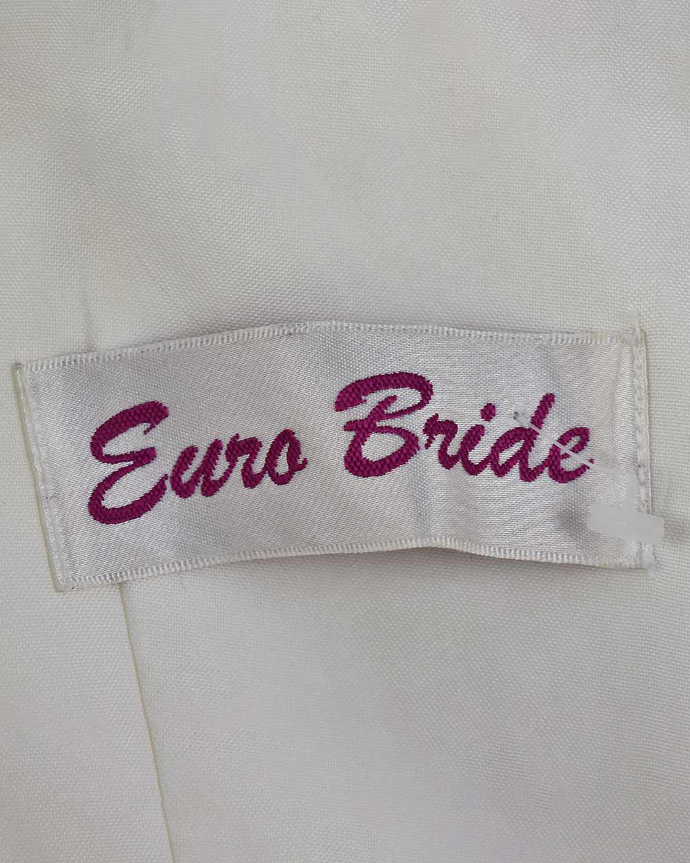 Euro Bride Ivory Fitted Wedding Dress Size 10