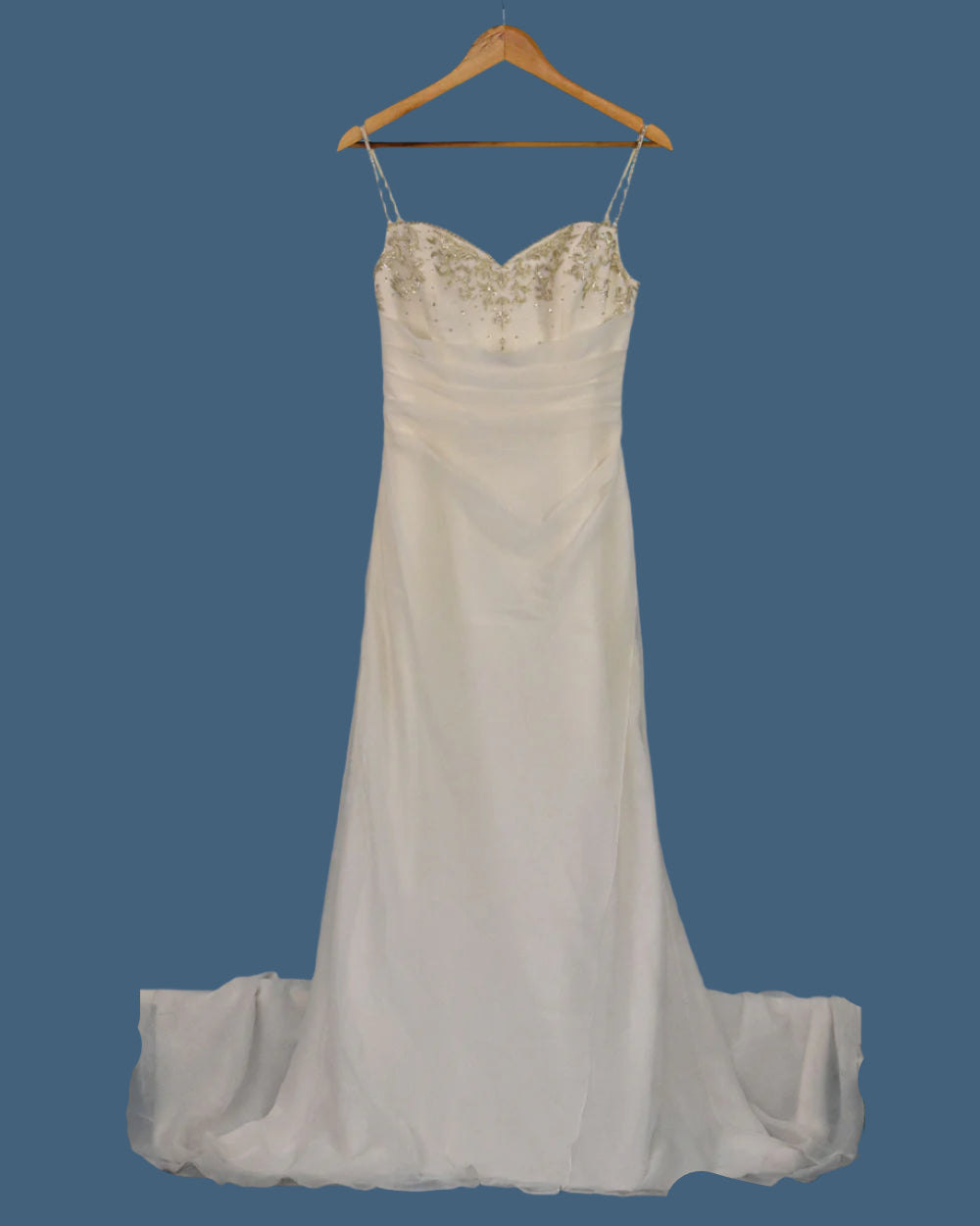 Euro Bride Ivory Fitted Wedding Dress Size 10