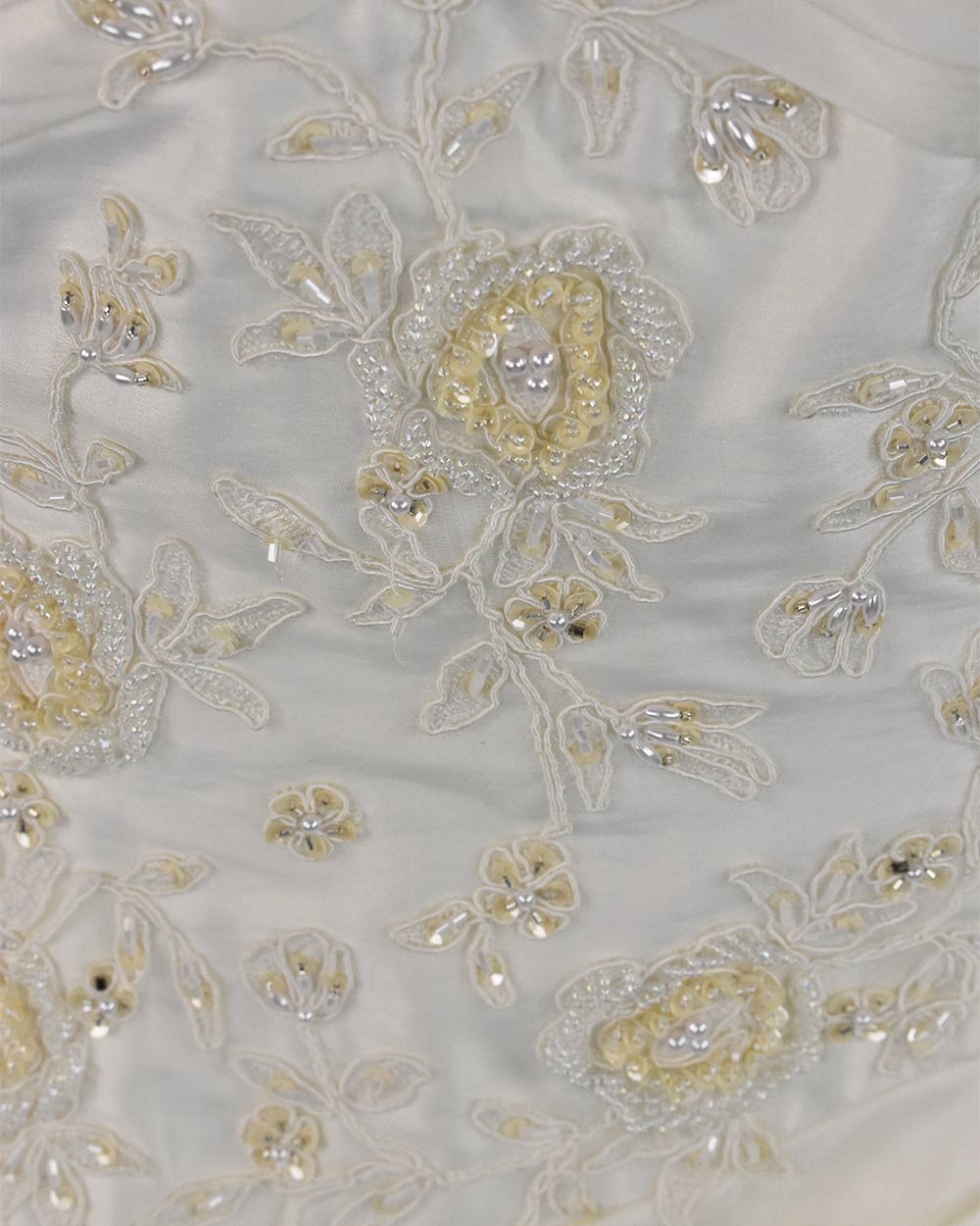 Orient Corp Ivory A Line Strapless Wedding Dress Size 12