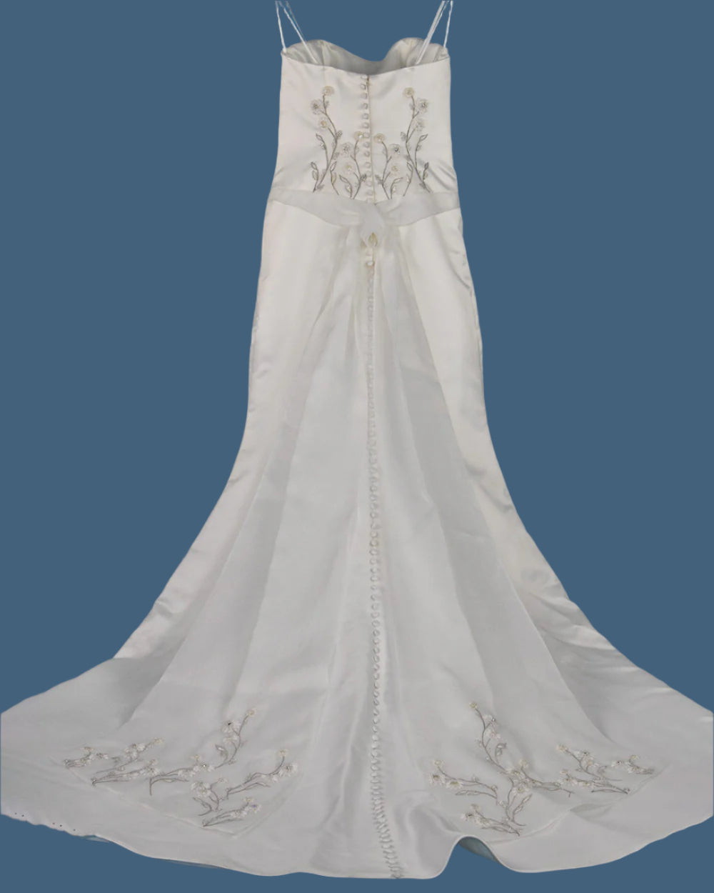 Ashley Love Ivory Trumpet Wedding Dress Size 12