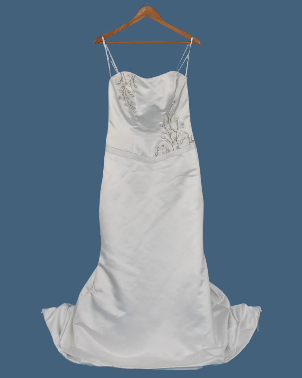 Ashley Love Ivory Trumpet Wedding Dress Size 12