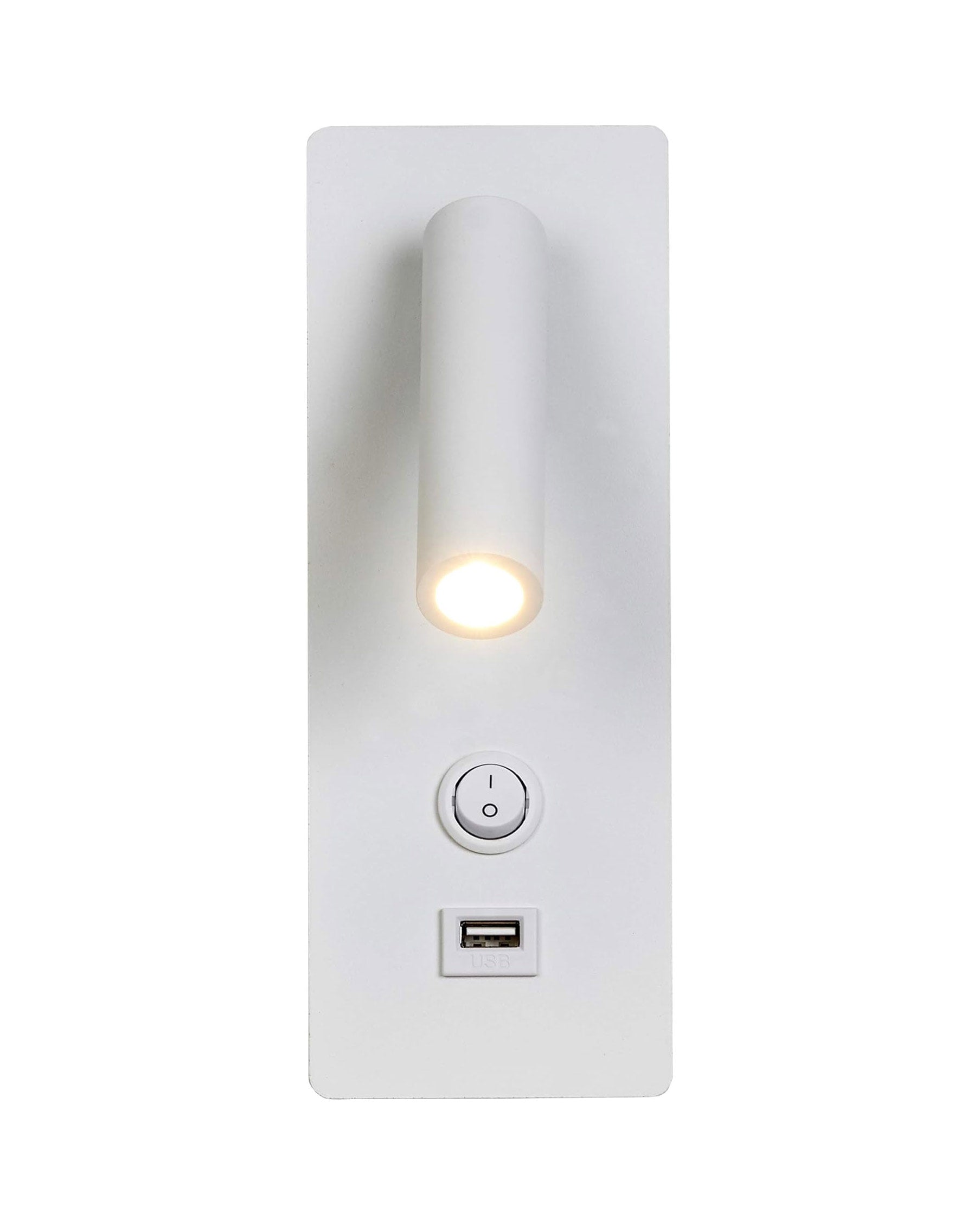 Topmo-plus LED Wall Light Headboard Switch White