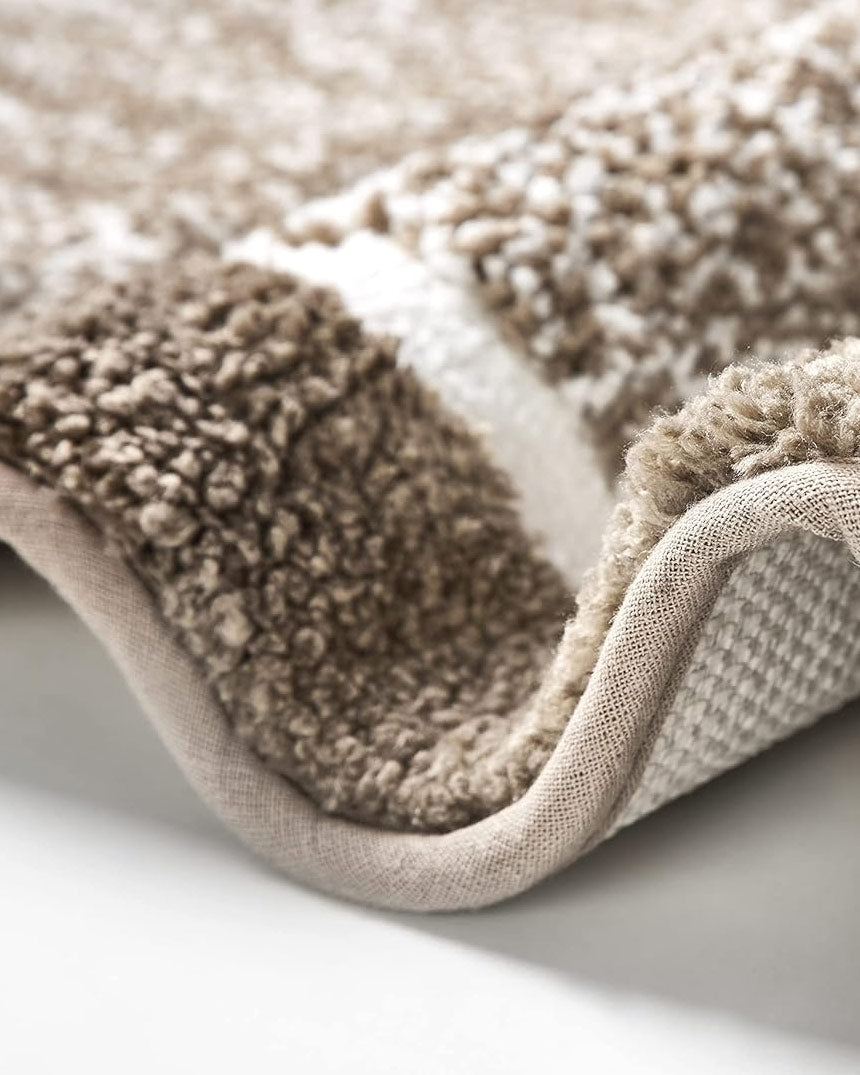 Bath Mat Sets 2 Piece Brown 50x80 cm 50x40 cm