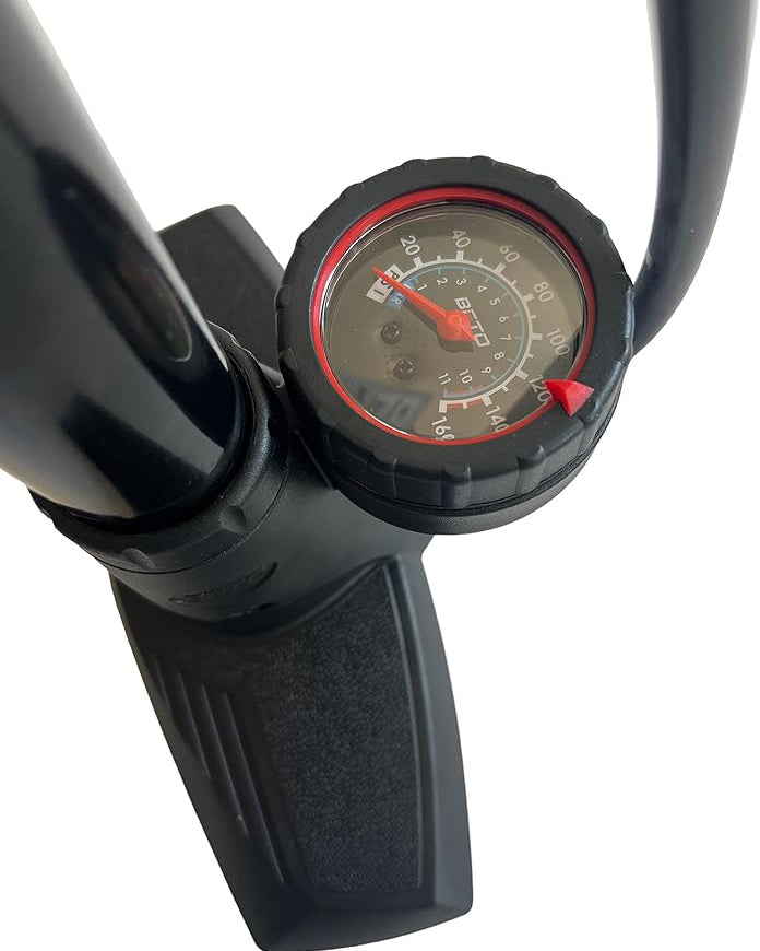 Beto Floor Pump For Bike Tyres Silver