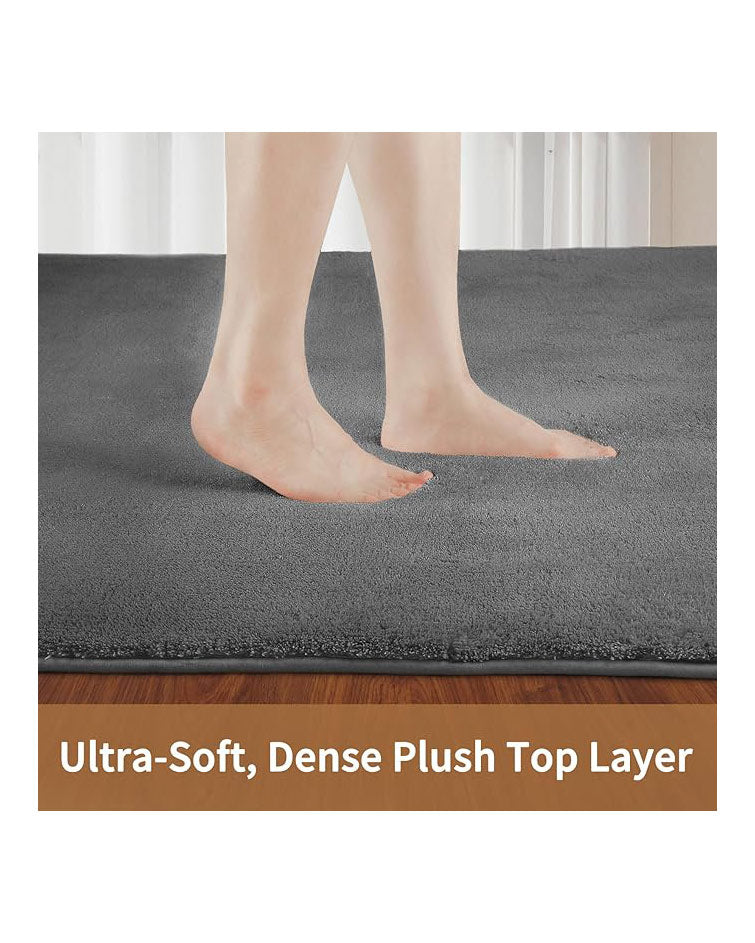 Large Carpet Rug 200 X 300cm Dark Grey
