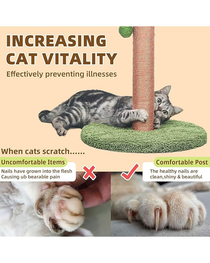 Indoor Cats Palm Tree Cat Scratching Post 84cm