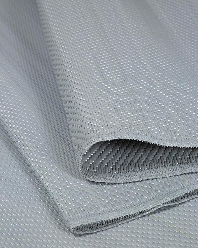 Outdoor Rugs for Garden Patio Balcony Mono Grey 90x150cm