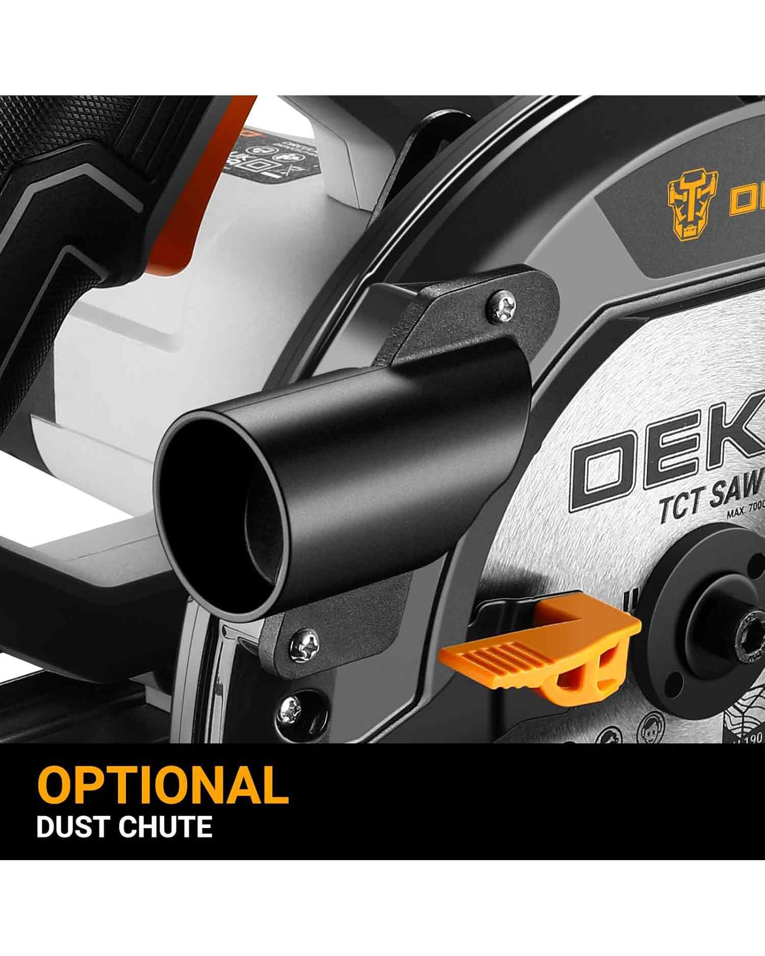 DEKOPRO Circular Saw 1400W 5500RPM 24T 40T Blades