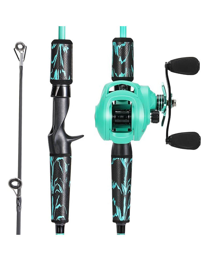 Fishing Rod Reel Combo IM6 Graphite 2Pc Blank Baitcasting