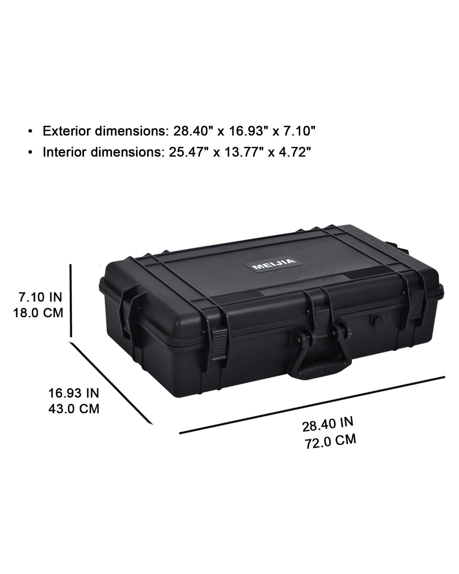 MEIJIA Portable All Weather Compact Camera Hard Case