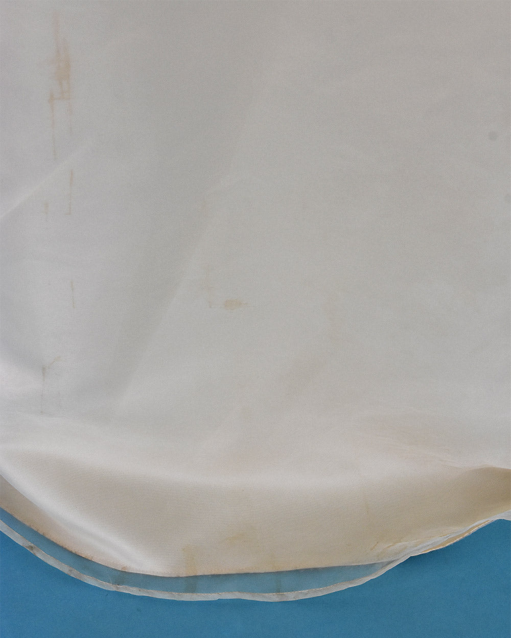 Pale Gold Strapless Bodice Wedding Dress Size 14