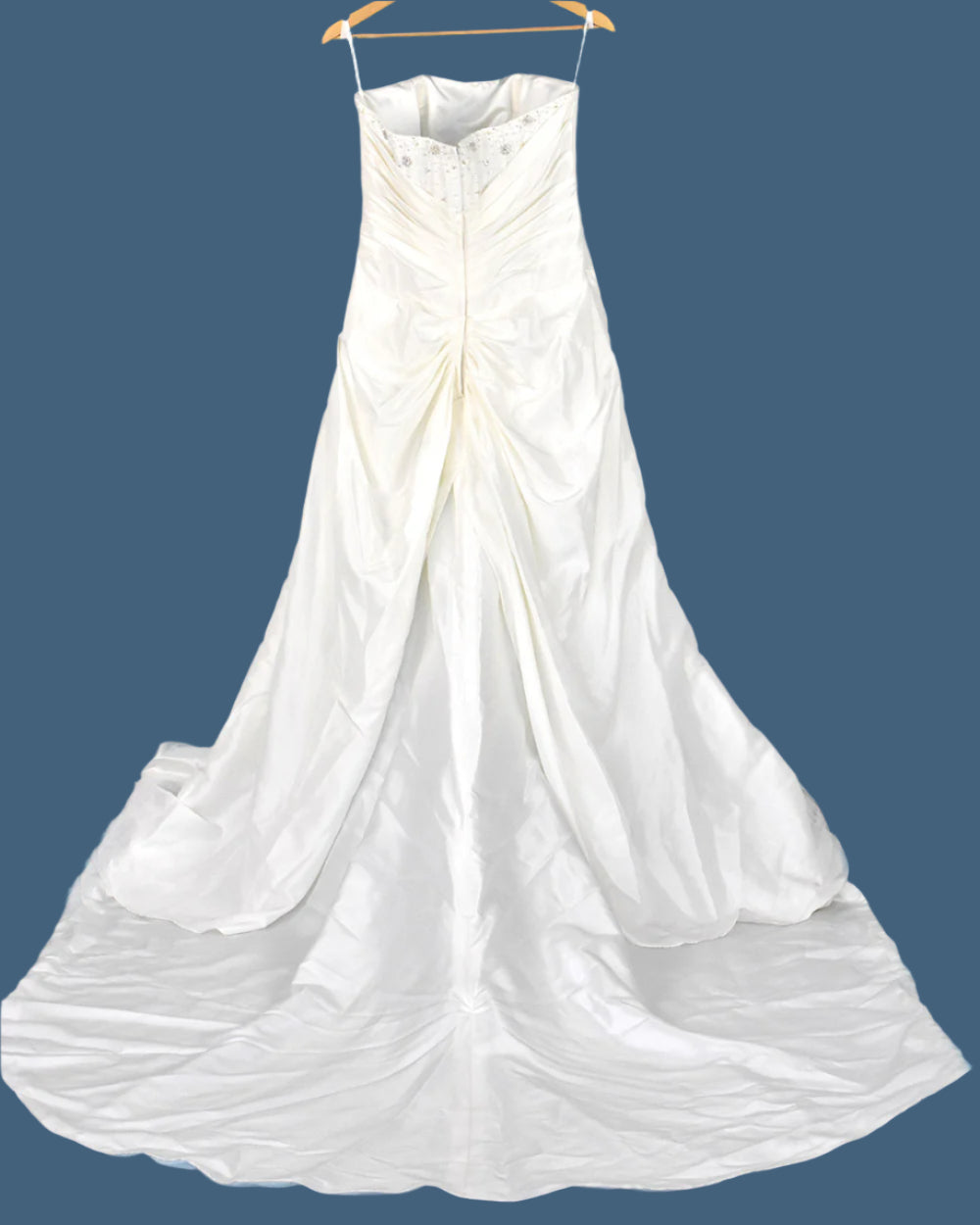 Phil Collins Ivory Strapless A Line Wedding Dress Size 14
