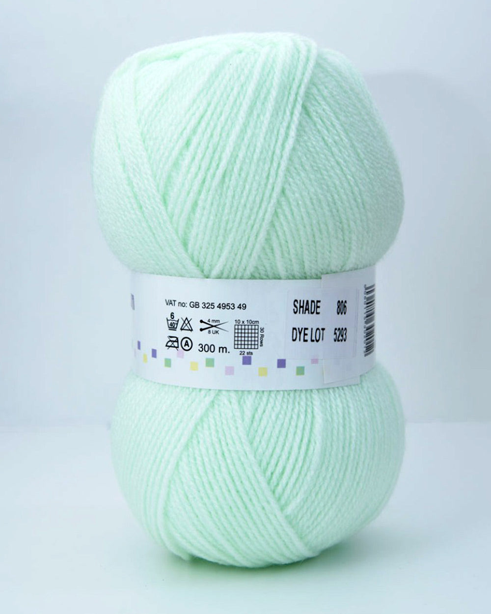 Single Ball DK Wool Baby Dreams Mint Green