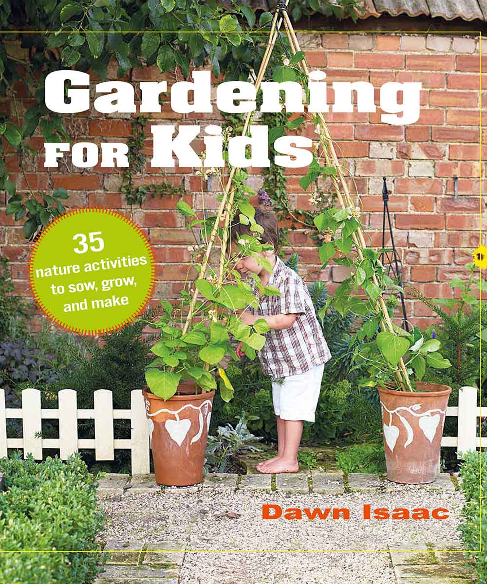 This Gift Book Gardening For Kids is full of inspirational ideas. Get your kids excited about nature, with these 35 fun outdoor and indoor projects. Using house hold items and possible if you have a limited outdoor area.