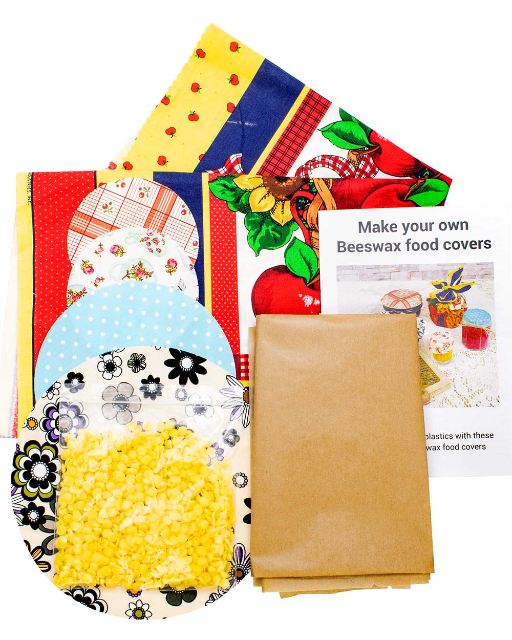 Want to reduce your use of single-use plastic? This Beeswax Food Cover Craft Kits could be just the solution. Beeswax is an all-natural, antibacterial, waterproof and eco-friendly super material. The amazing properties of beeswax are perfect for the preservation of food.