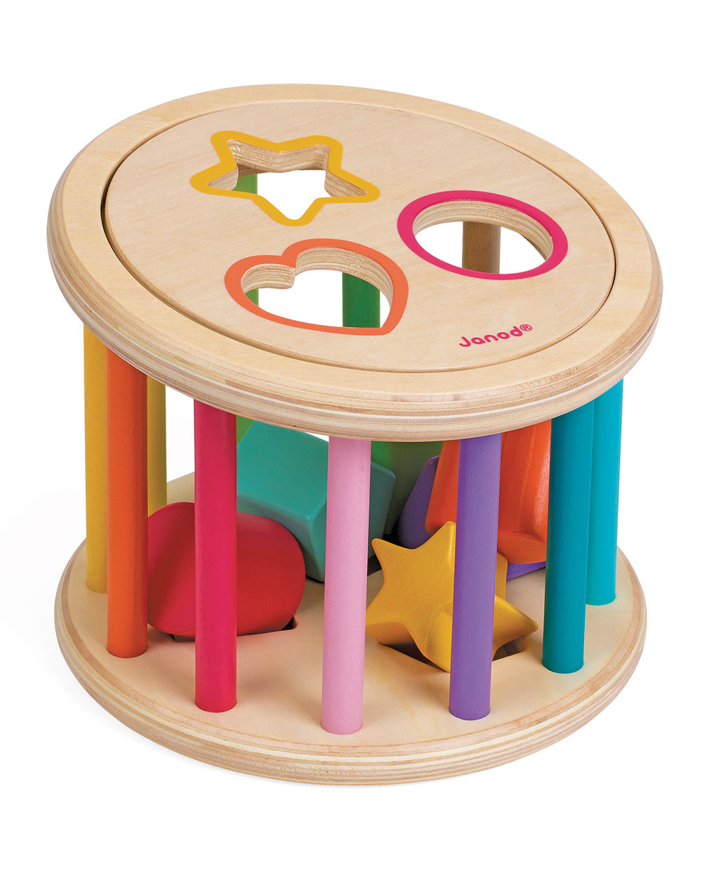 Sorting Toy Wooden Shape Sorter, 18 Months+