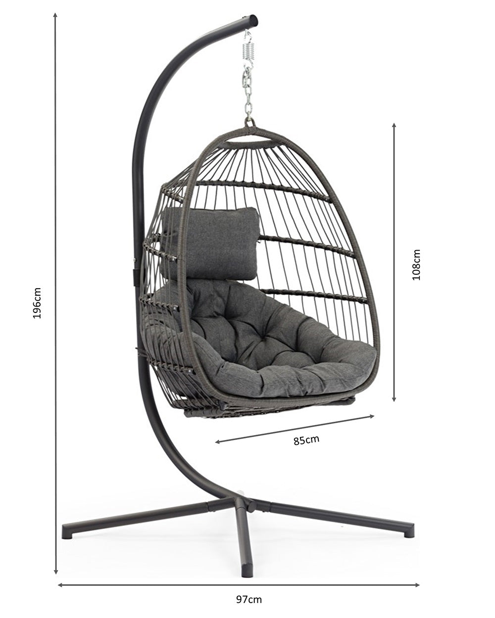 Foldable Hanging Egg Chair