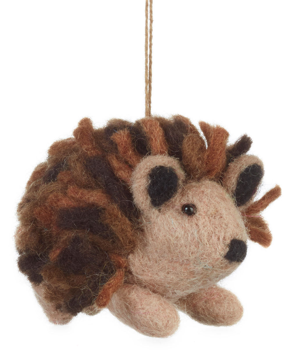 Take some steps to become environmentally friendly with this Christmas tree decoration. Beautifully handcrafted in Nepal, this fair trade hedgehog is made with sustainable material. which is biodegradable!
